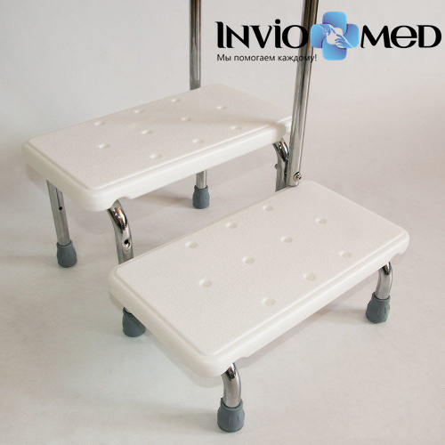 Лесенка для ванной комнаты с поручнем Мега-Оптим KJT569 фото фото 2