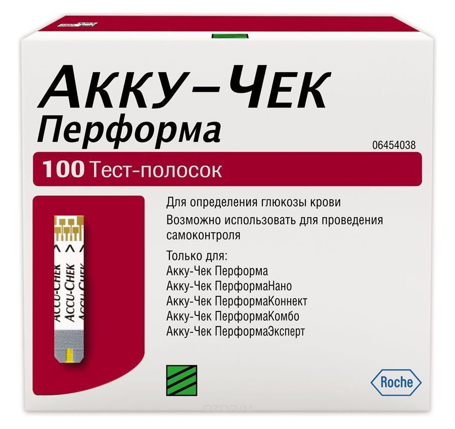 Тест-полоски Акку-Чек Перформа № 100 (Accu-Chek Performa) фото