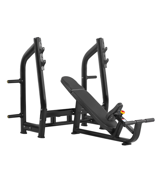 BRONZE GYM H-025 Скамья для жима с положительным наклоном (ЧЁРНЫЙ) фото