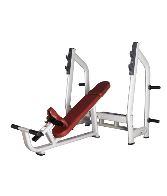 BRONZE GYM H-025 Скамья для жима с положительным наклоном (КОРИЧНЕВЫЙ) фото