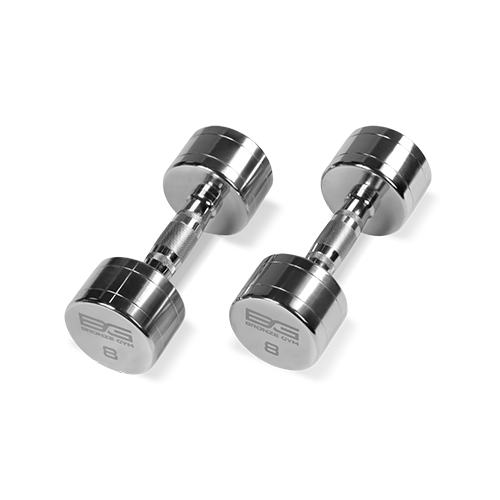 BRONZE GYM BG-PA-DB-C08 Гантель хромированная 8 кг фото