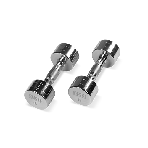 BRONZE GYM BG-PA-DB-C06 Гантель хромированная 6 кг фото