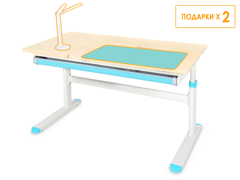 ErgoKids Детский стол Ergokids Bravo Maple/Blue (арт. TH-360 Lite MG/BL) фото