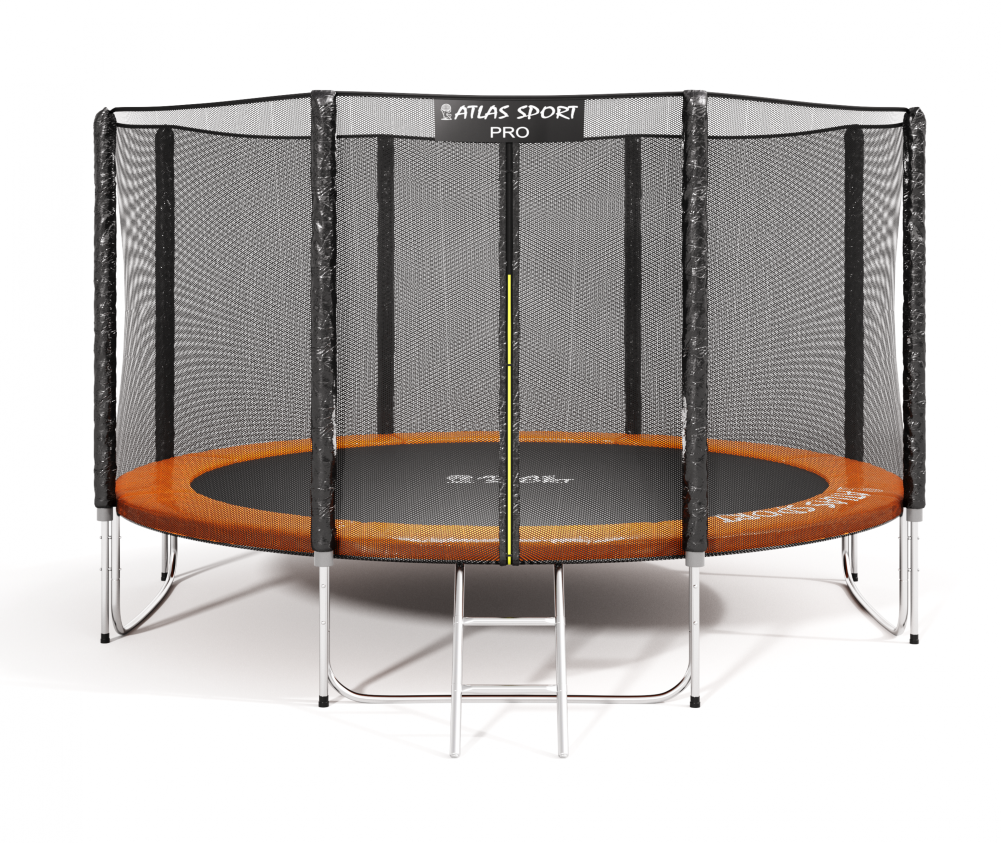 Батут Atlas Sport 404 см (13ft) PRO (усиленные опоры) ORANGE фото
