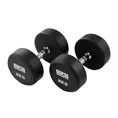 BRONZE GYM BG-PA-DB-R225 Гантель обрезиненная 22,5 кг фото