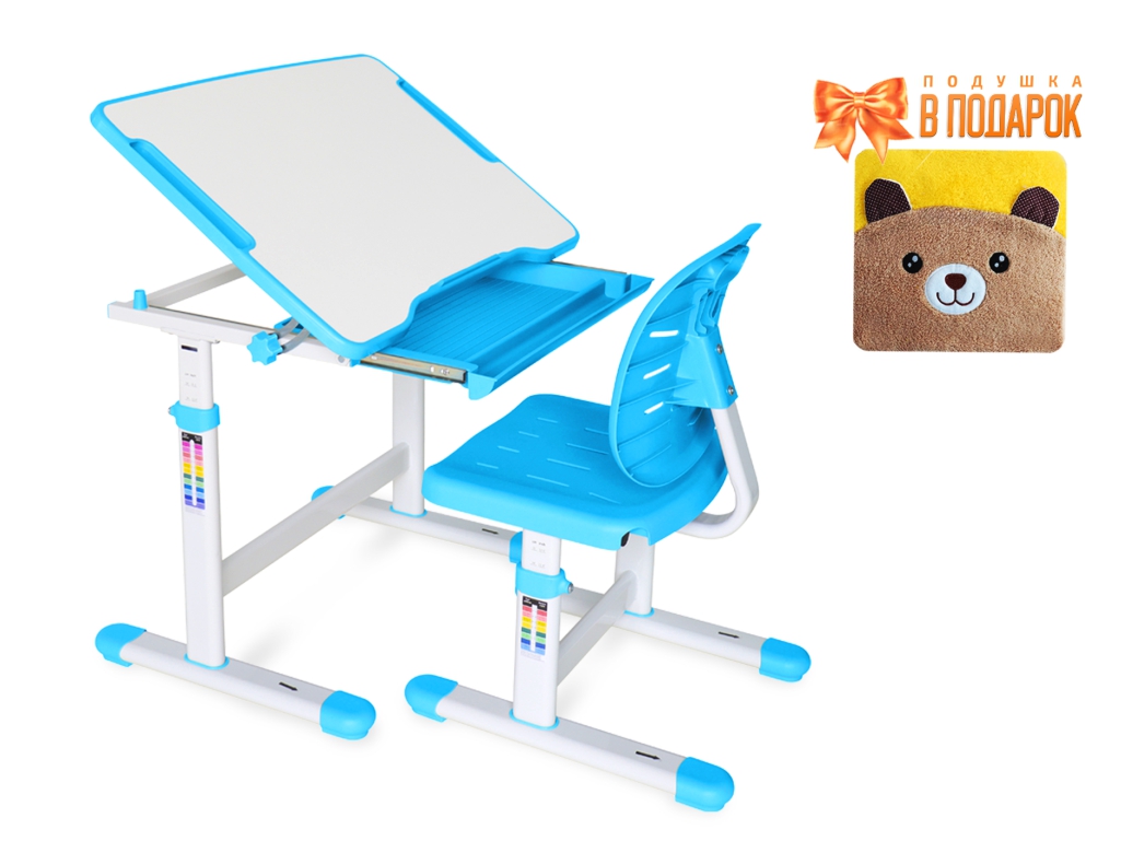 ErgoKids Комплект ErgoKids (стол+стул) Evo-06 Ergo Blue (арт. Evo-06 Ergo BL) фото