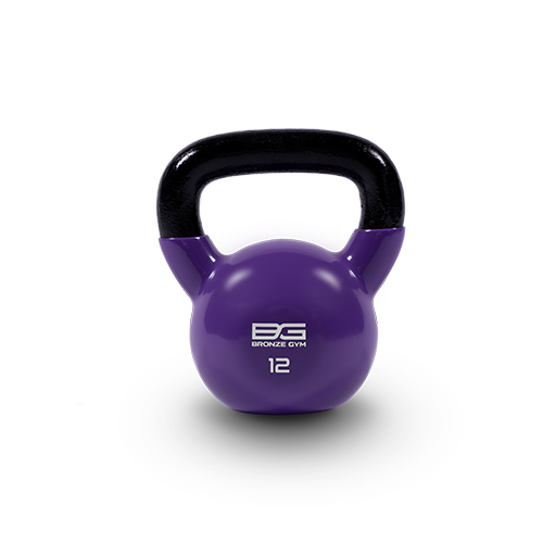 Гиря BRONZE GYM в виниловой оболочке 12 кг фото