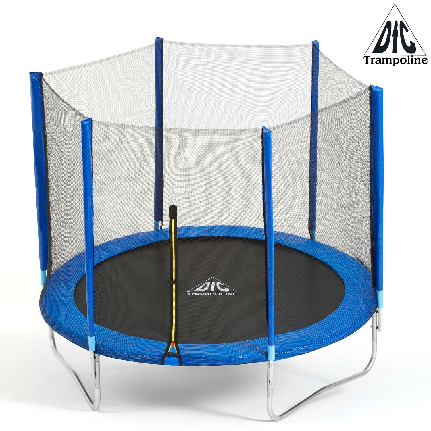 Батут DFC Trampoline Fitness 5ft наружн.сетка, синий (152см) фото
