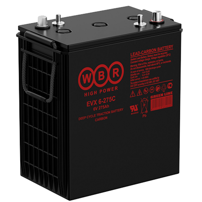 Аккумулятор WBR EVX6-275C (275 Aч) для инвалидных колясок фото
