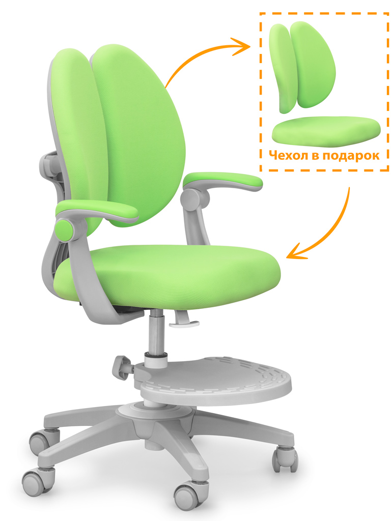 ErgoKids Детское кресло ErgoKids Sprint Duo Green (арт. Y-412 KZ) фото
