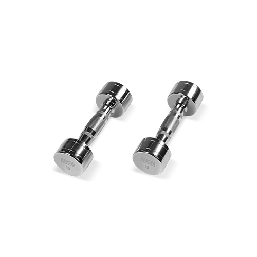 BRONZE GYM BG-PA-DB-C03 Гантель хромированная 3 кг фото