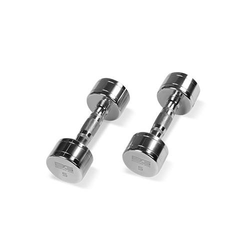 BRONZE GYM BG-PA-DB-C05 Гантель хромированная 5 кг фото