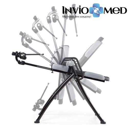 Инверсионный стол DFC IT03EL складной, массажер с нагревом фото фото 8