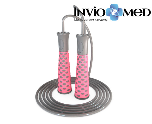 Скакалка DFC с подшипниками / 300 см /розовая TF-SR50P фото фото 2