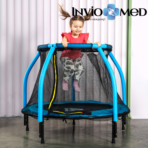 Батут DFC JUMP KIDS 48" синий, сетка (120см) фото фото 11 Батут DFC JUMP KIDS 48" синий, сетка (120см) фото фото 11