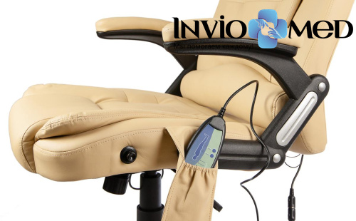 Вибромассажное кресло Calviano Veroni 55 (бежевое) фото фото 4 Вибромассажное кресло Calviano Veroni 55 (бежевое) фото фото 4