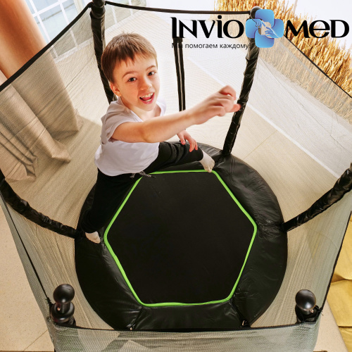 Батут DFC LANGXUN PANDA 55 дюймов с сеткой фото фото 21 Батут DFC LANGXUN PANDA 55 дюймов с сеткой фото фото 21