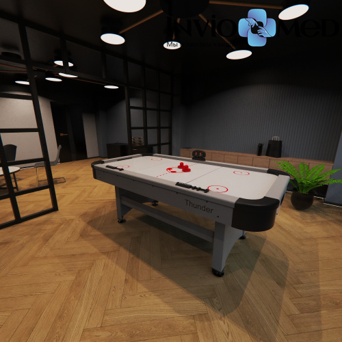 Игровой стол - аэрохоккей DFC THUNDER 7ft фото фото 12