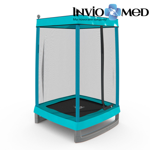 Батут DFC MONKEY 50х50", син/зел, сетка (127х127см) фото фото 3