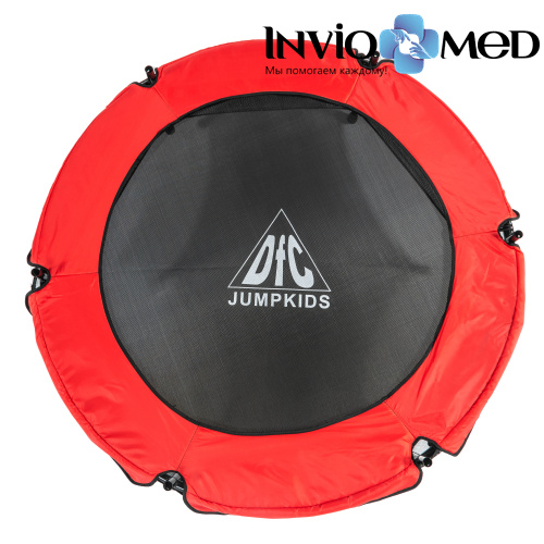 Батут DFC JUMP KIDS 55" красн/сер, сетка (137см) фото фото 4