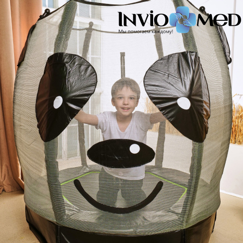 Батут DFC LANGXUN PANDA 55 дюймов с сеткой фото фото 20 Батут DFC LANGXUN PANDA 55 дюймов с сеткой фото фото 20