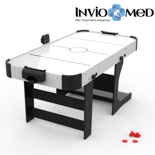 Игровой стол - аэрохоккей DFC "BASTIA 4" складной фото