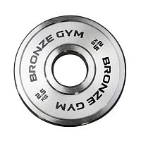 Диск олимпийский BRONZE GYM стальной 2,5 кг фото