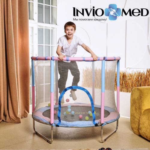 Батут DFC A.KOU KIDS 55 дюймов с сеткой фото фото 16 Батут DFC A.KOU KIDS 55 дюймов с сеткой фото фото 16