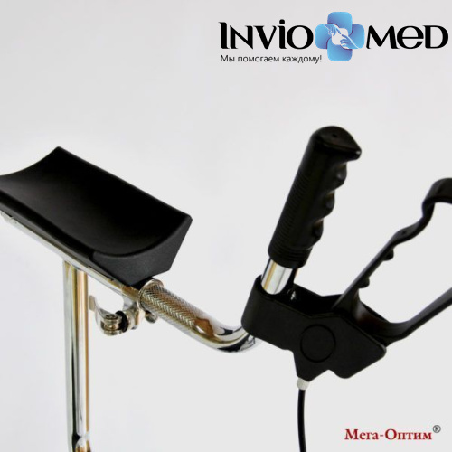 Ходунки-роллаторы Мега-Оптим FS965LH (с подлокотной опорой) фото фото 3