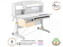 ErgoKids Эконом Парта трансформер ErgoKids Romana W/Multicolor (арт.Evo-70 W/Multicolor) (натуральное дерево) фото