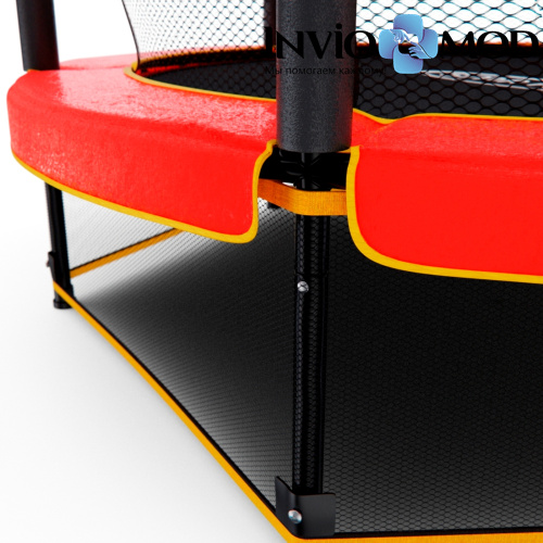Батут DFC TRAMPOLINE-RED 55 дюймов с сеткой фото фото 5 Батут DFC TRAMPOLINE-RED 55 дюймов с сеткой фото фото 5