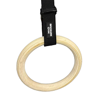 Кольца гимнастические BRONZE GYM, пара. фото