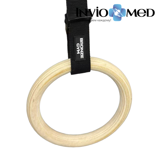 Кольца гимнастические BRONZE GYM, пара. фото Кольца гимнастические BRONZE GYM, пара. фото