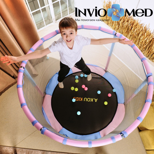 Батут DFC A.KOU KIDS 55 дюймов с сеткой фото фото 19 Батут DFC A.KOU KIDS 55 дюймов с сеткой фото фото 19