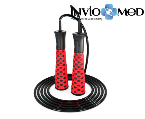 Скакалка DFC с подшипниками / 300 см  красная TF-SR50R фото фото 2