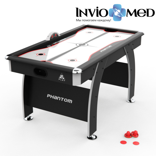Игровой стол - аэрохоккей DFC PHANTOM 60" фото фото 2 Игровой стол - аэрохоккей DFC PHANTOM 60" фото фото 2