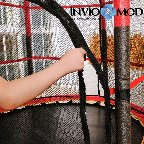 Батут DFC TRAMPOLINE-RED 55 дюймов с сеткой фото фото 14 Батут DFC TRAMPOLINE-RED 55 дюймов с сеткой фото фото 14