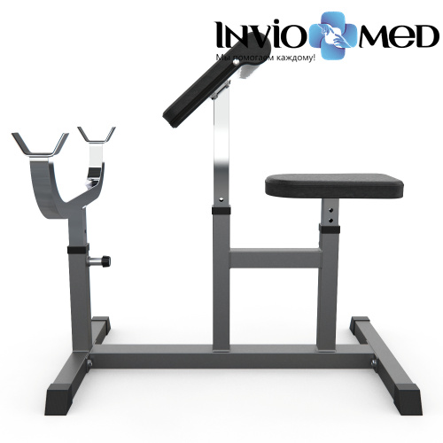 Скамья Скотта DFC Homegym UB009G серый фото фото 4 Скамья Скотта DFC Homegym UB009G серый фото фото 4