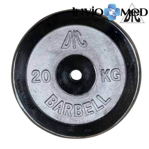 Диск хромированный DFC, 26мм, 20кг фото Диск хромированный DFC, 26мм, 20кг фото