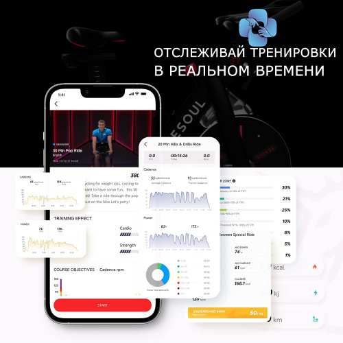 Велотренажер DFC Yesoul Smart M1 BLACK фото фото 9 Велотренажер DFC Yesoul Smart M1 BLACK фото фото 9