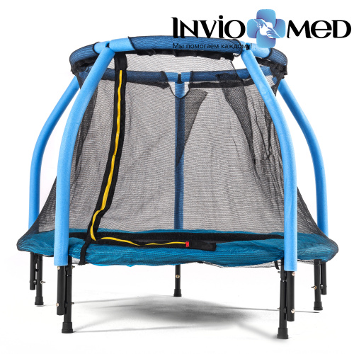 Батут DFC JUMP KIDS 48" синий, сетка (120см) фото фото 3 Батут DFC JUMP KIDS 48" синий, сетка (120см) фото фото 3