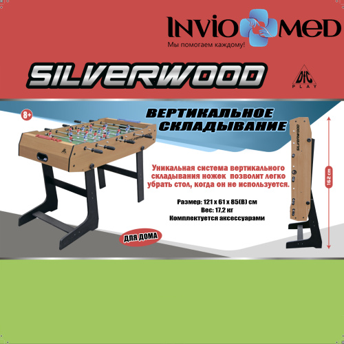 Игровой стол - футбол DFC SILVERWOOD SB-ST-07 фото фото 14