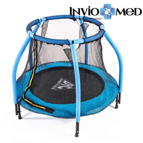 Батут DFC JUMP KIDS 48" синий, сетка (120см) фото фото 2 Батут DFC JUMP KIDS 48" синий, сетка (120см) фото фото 2