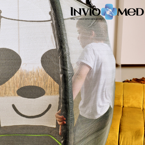 Батут DFC LANGXUN PANDA 55 дюймов с сеткой фото фото 18 Батут DFC LANGXUN PANDA 55 дюймов с сеткой фото фото 18