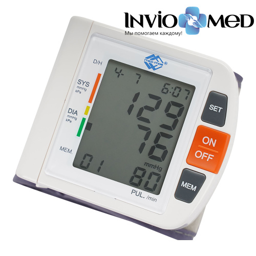 Тонометр на запястье автоматический (с голосовым выходом) Med-Mos PG-800A25 фото фото 4