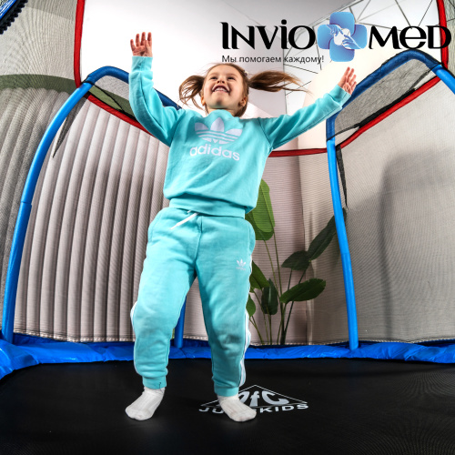 Батут DFC JUMP KIDS 7' синий, сетка (210см) фото фото 13 Батут DFC JUMP KIDS 7' синий, сетка (210см) фото фото 13