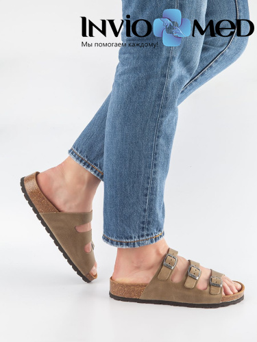 Биркенштоки анатомические женские FOOTWELL 520053-124 фото 5