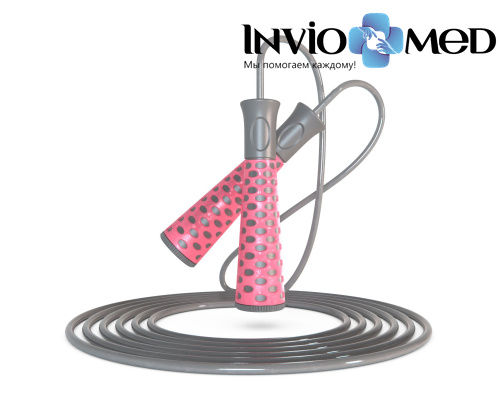 Скакалка DFC с подшипниками / 300 см /розовая TF-SR50P фото фото 3