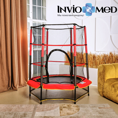 Батут DFC TRAMPOLINE-RED 55 дюймов с сеткой фото фото 11 Батут DFC TRAMPOLINE-RED 55 дюймов с сеткой фото фото 11