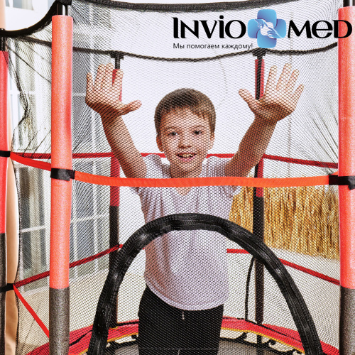 Батут DFC TRAMPOLINE-RED 55 дюймов с сеткой фото фото 19 Батут DFC TRAMPOLINE-RED 55 дюймов с сеткой фото фото 19